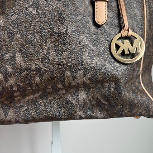 Michael Kors size‎ M brown beige tote bag - Picture 9 of 13